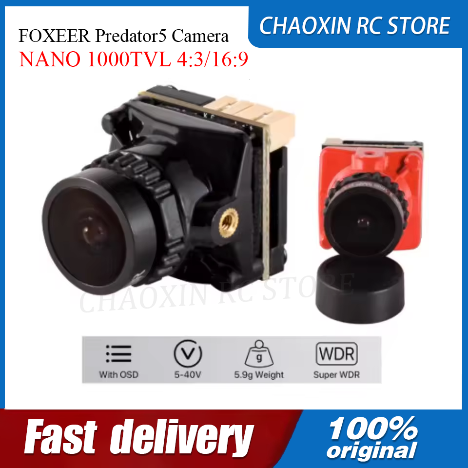 Cámara FOXEER Predator5 NANO 1 - Fpv Drone Battery reseña y precio