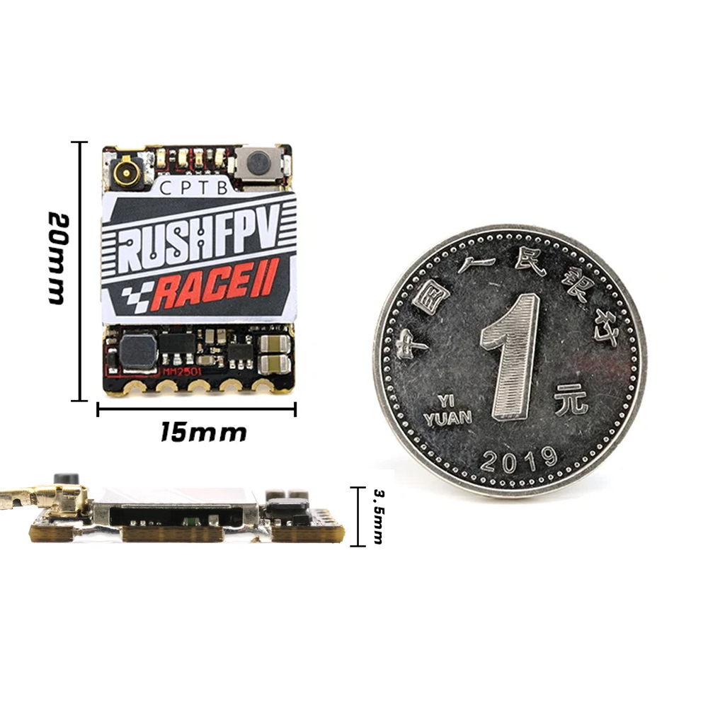 Transmisor de video VTX Rushfp - Fpv Drone Transmitter reseña y precio